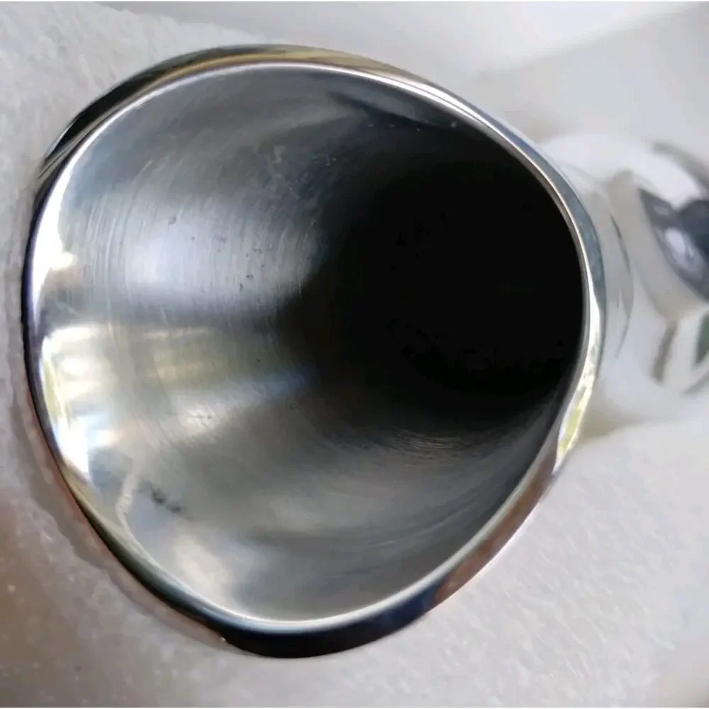 Nambe Silver Metal Bud Vase #6180 Modernist Aluminum Alloy Vintage 1998